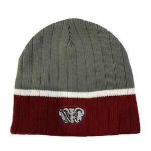 Alabama Football beanie with embroidered mascot and "A"